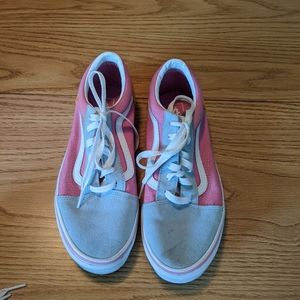 Vans gray pink sneakers